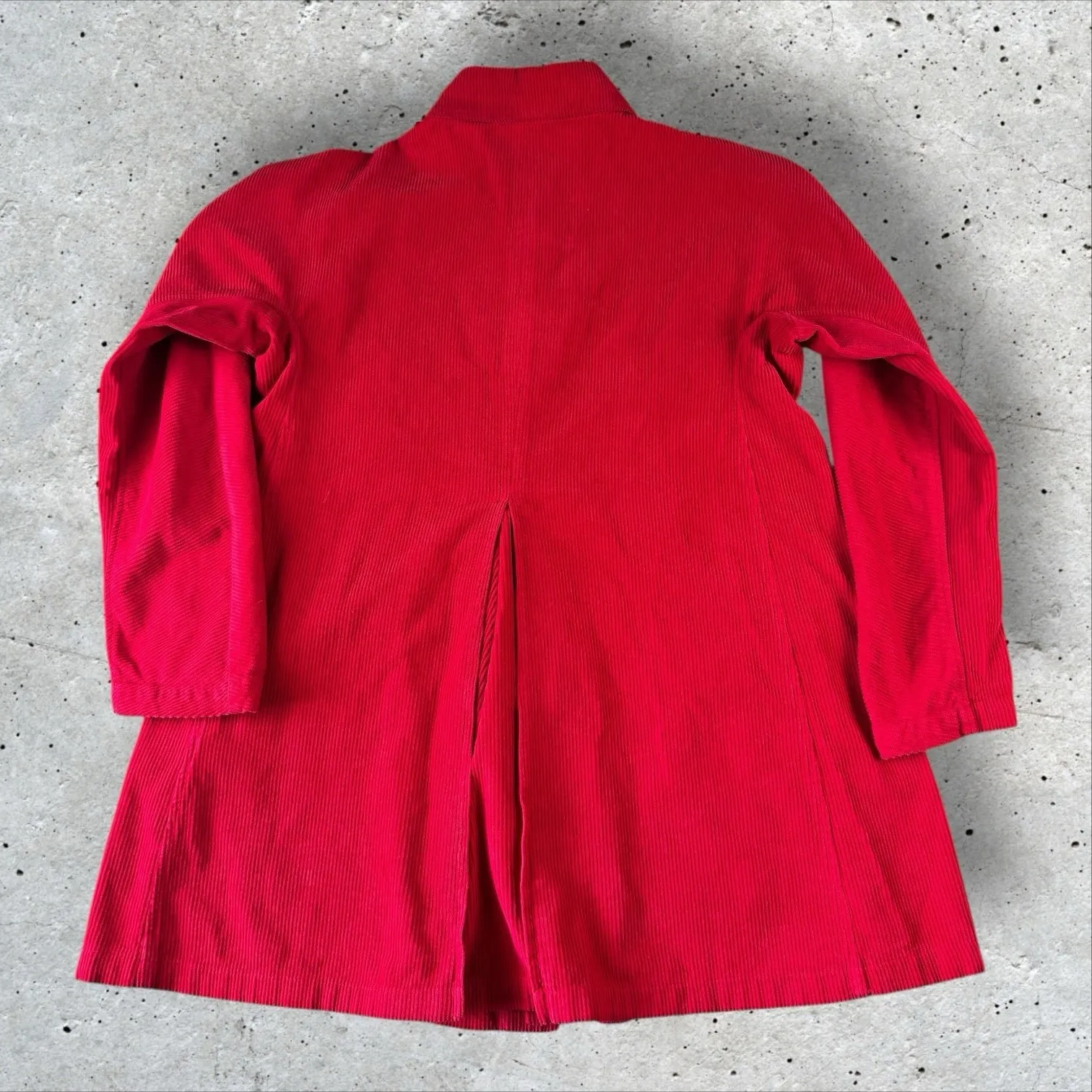 Carleen Constance Red Corduroy Jacket Chore Coat Sz S Cottagecore Lagenlook‎ - Image 8