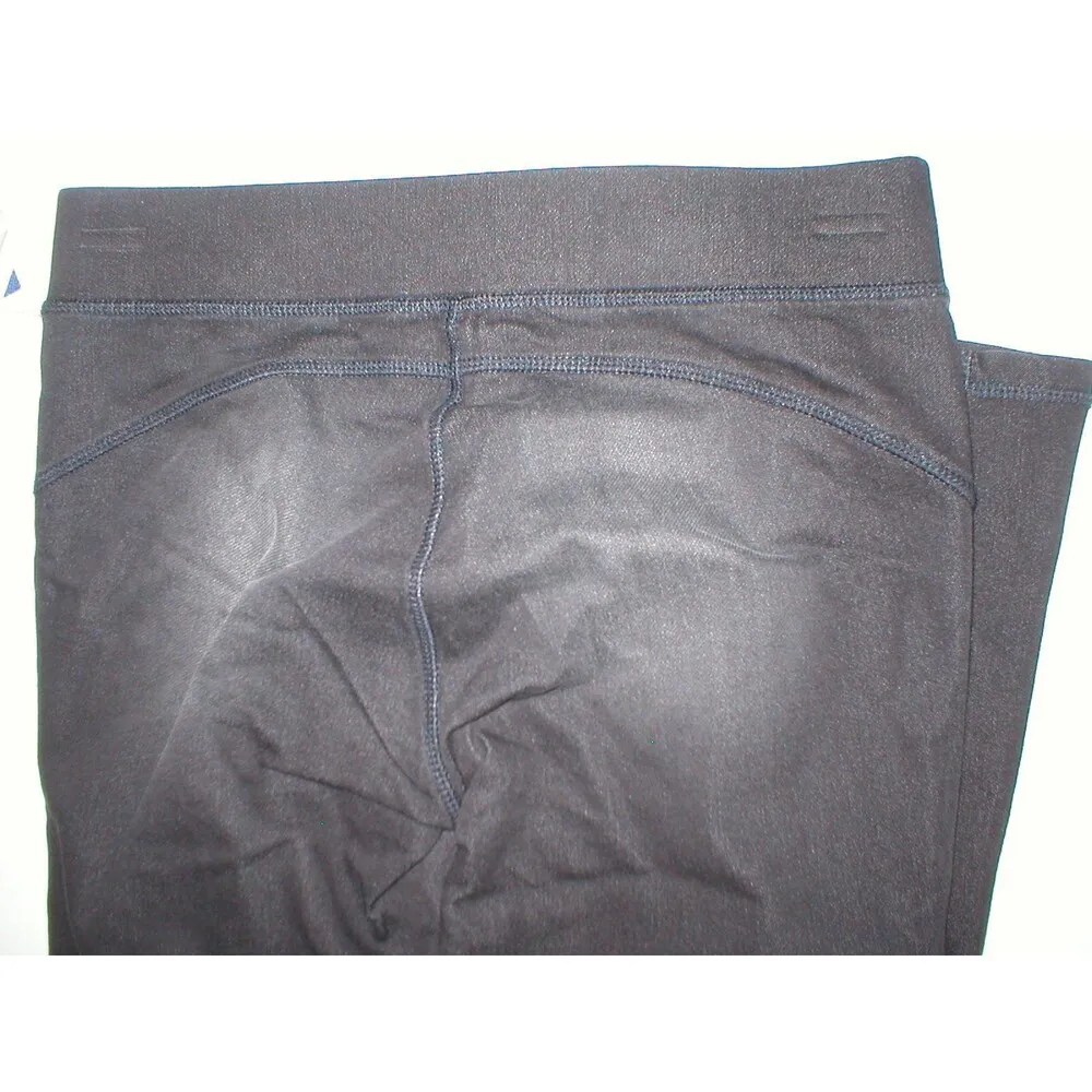 New Womens NWT $80 Calvin Klein Jeans Leggings Knit Faded Black 27 Moto Skinny - Image 5