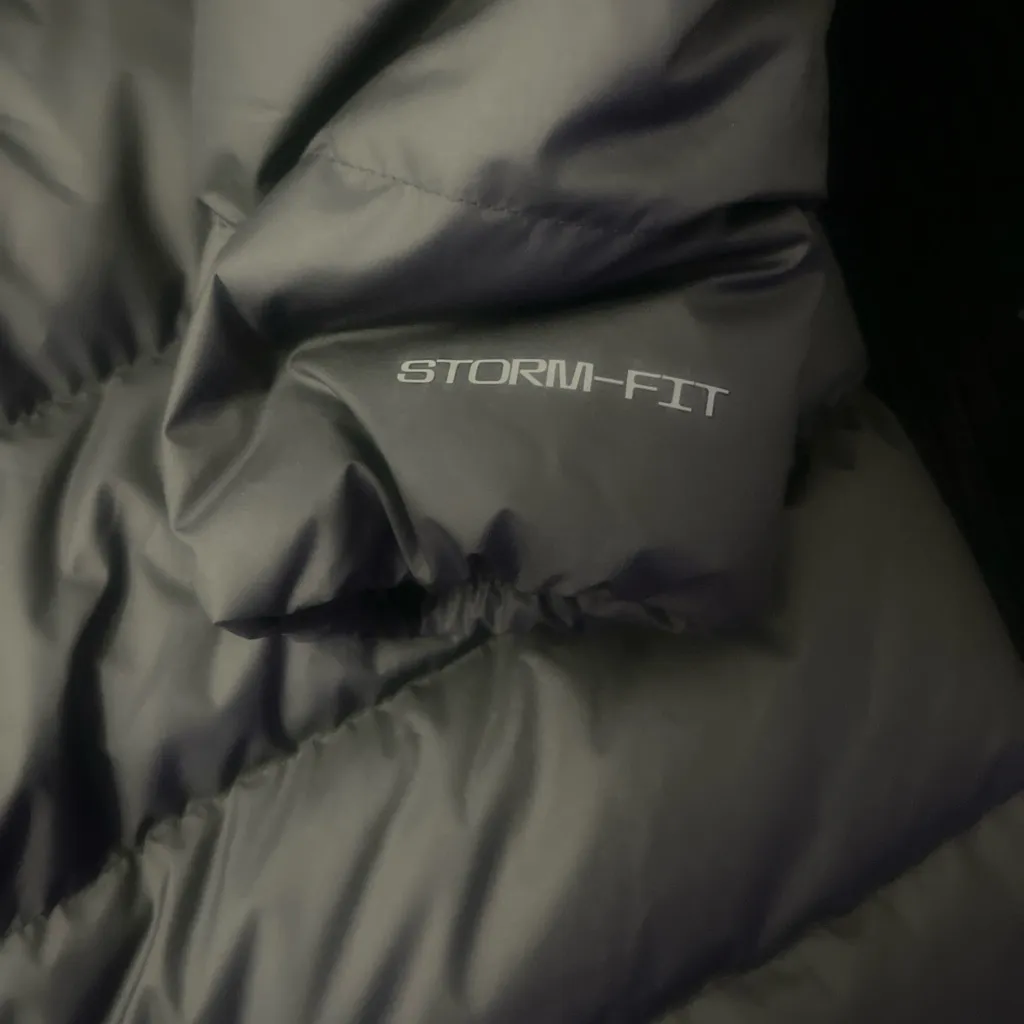 Women’s Brand New Nike Black Puffer Jacket - Image 2