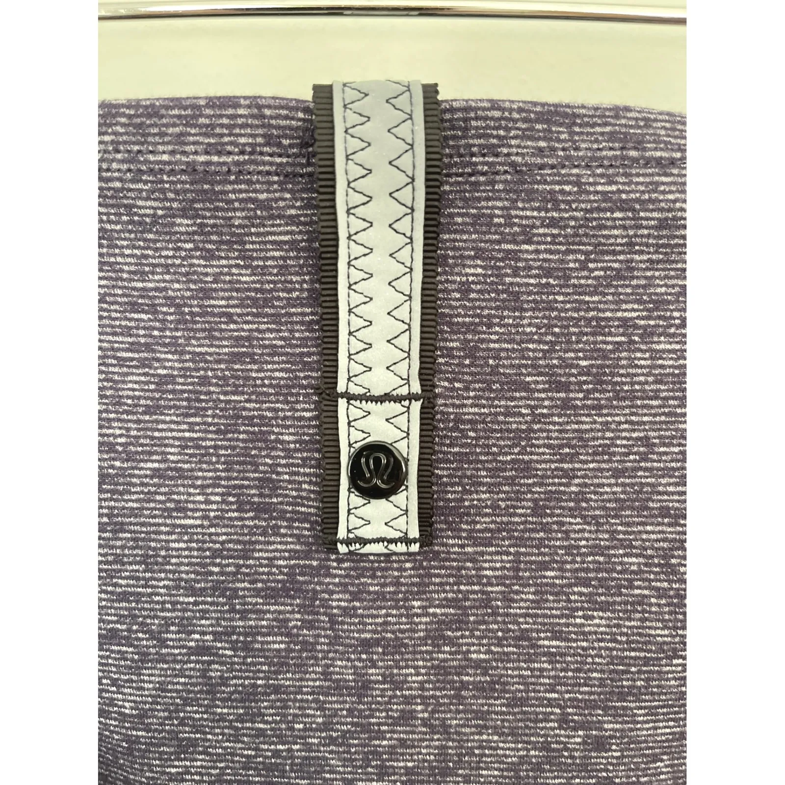 Lululemon Purple Heathered Infinity Scarf Snap Closure Casual‎ Soft - Image 3