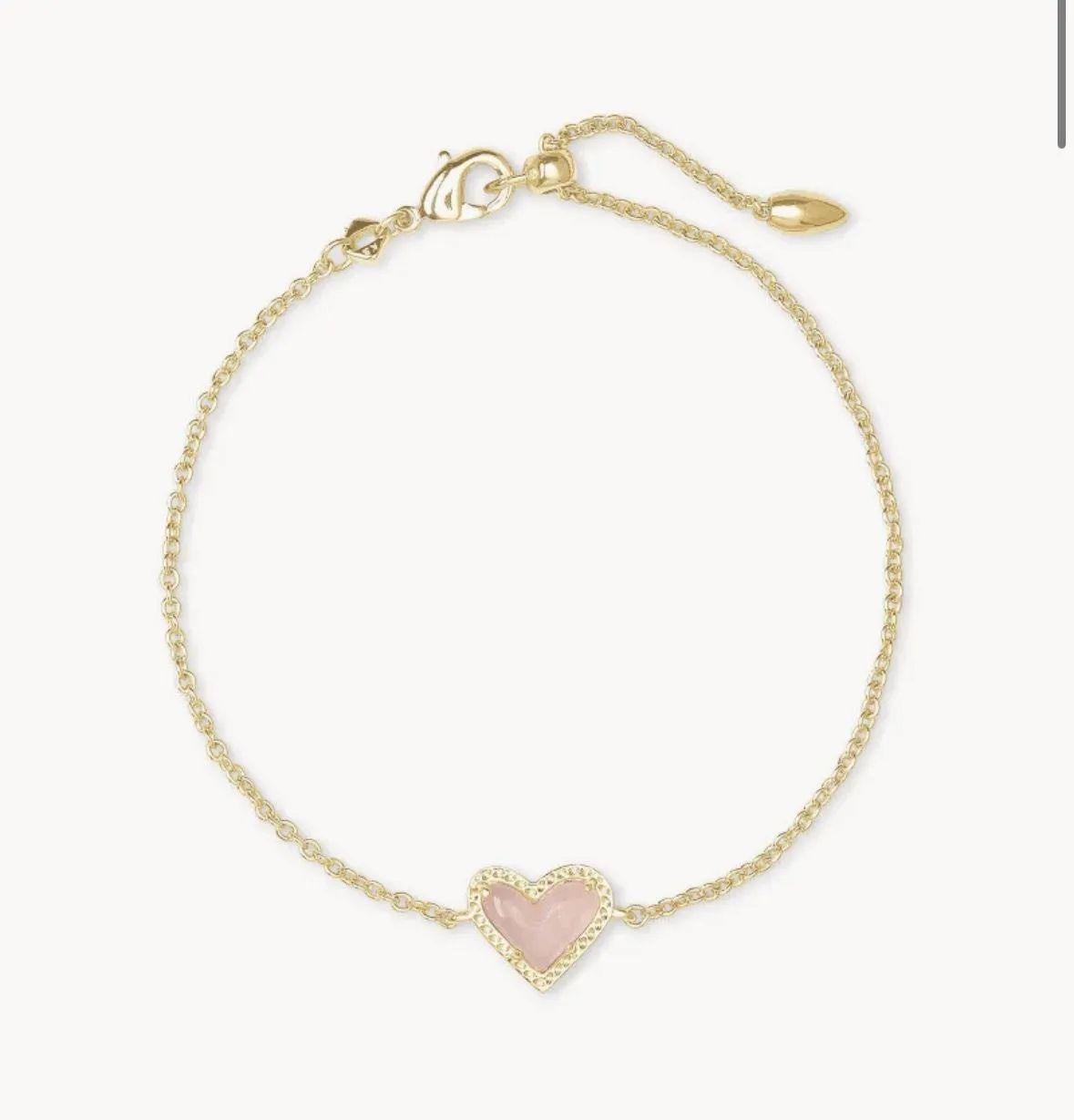 Kendra Scott Pink Heart Bracelet - Image 2