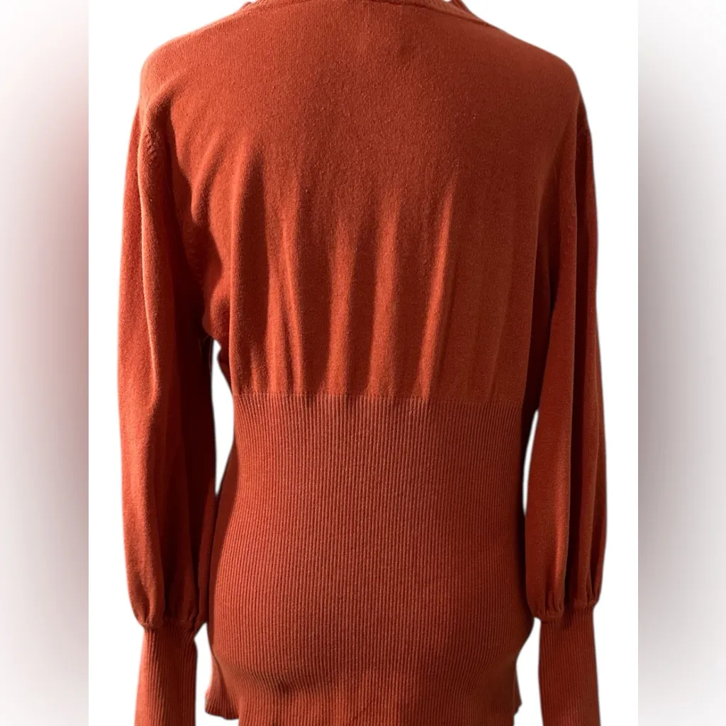 Boston Proper Silk Cashmere VintageSweater Sz L - Image 5