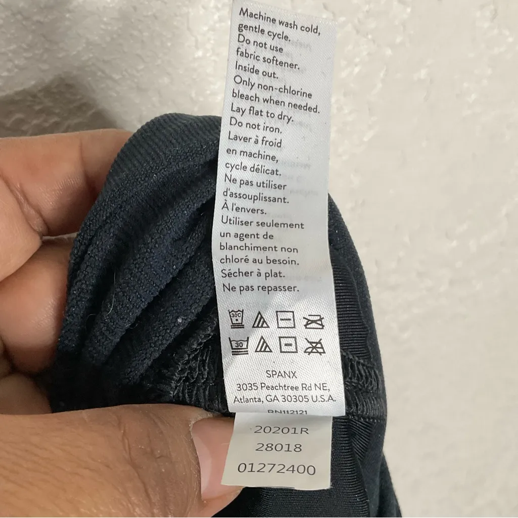 SPANX Maternity Faux Leather Leggings - Image 6