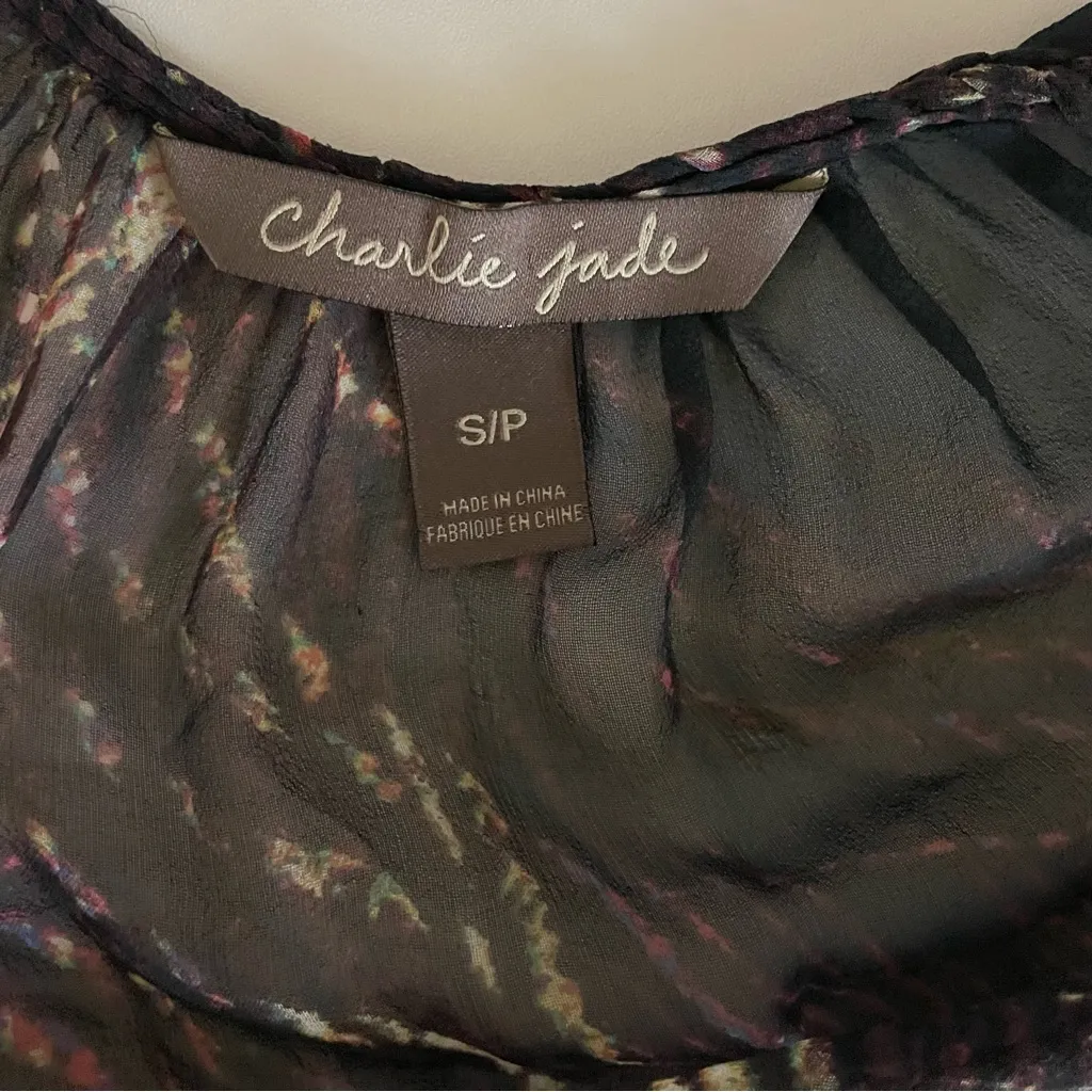 Charlie Jade 100% Silk Boho Dress - Image 6