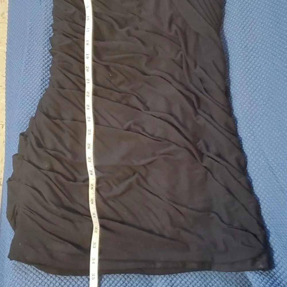 DVF Diane Von Furstenberg black ruched drape EROSA silk sz 10 - Image 13