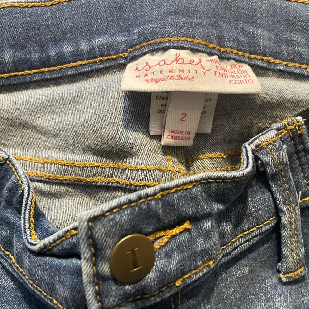 Isabel Maternity Size 2 Skinny Cropped Skinny Jean - Image 3