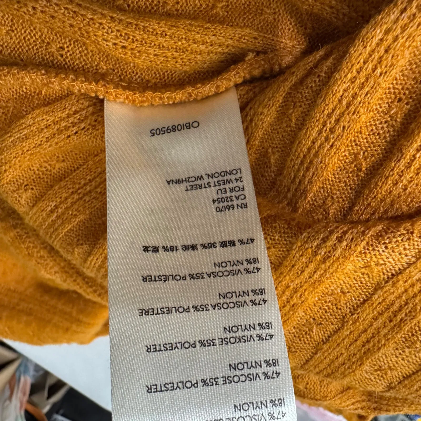 Anthropologie Maeve Rafela Hacci Surplice Faux Wrap Top Size XS Orange - Image 9