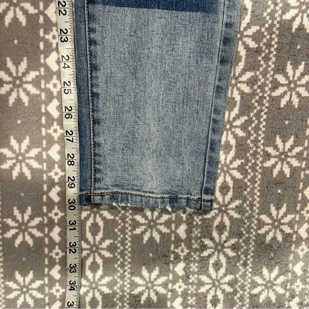 J. McLaughlin ‎ Jaycie Patchwork Jeans Two Tone Size 6 - Image 9