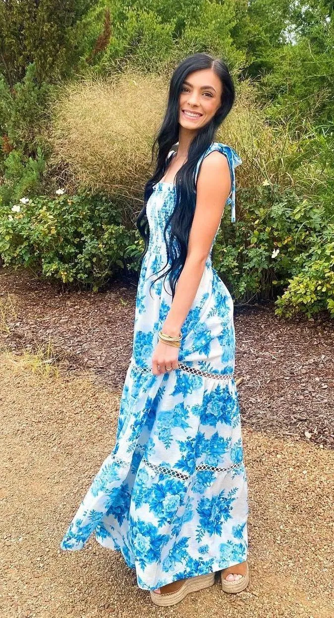 Floral Maxi Dress Multi Size XS - Image 2