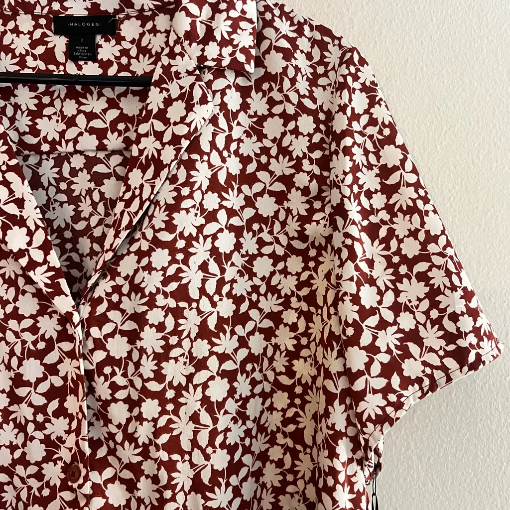 Halogen  Button Up Top - Image 4