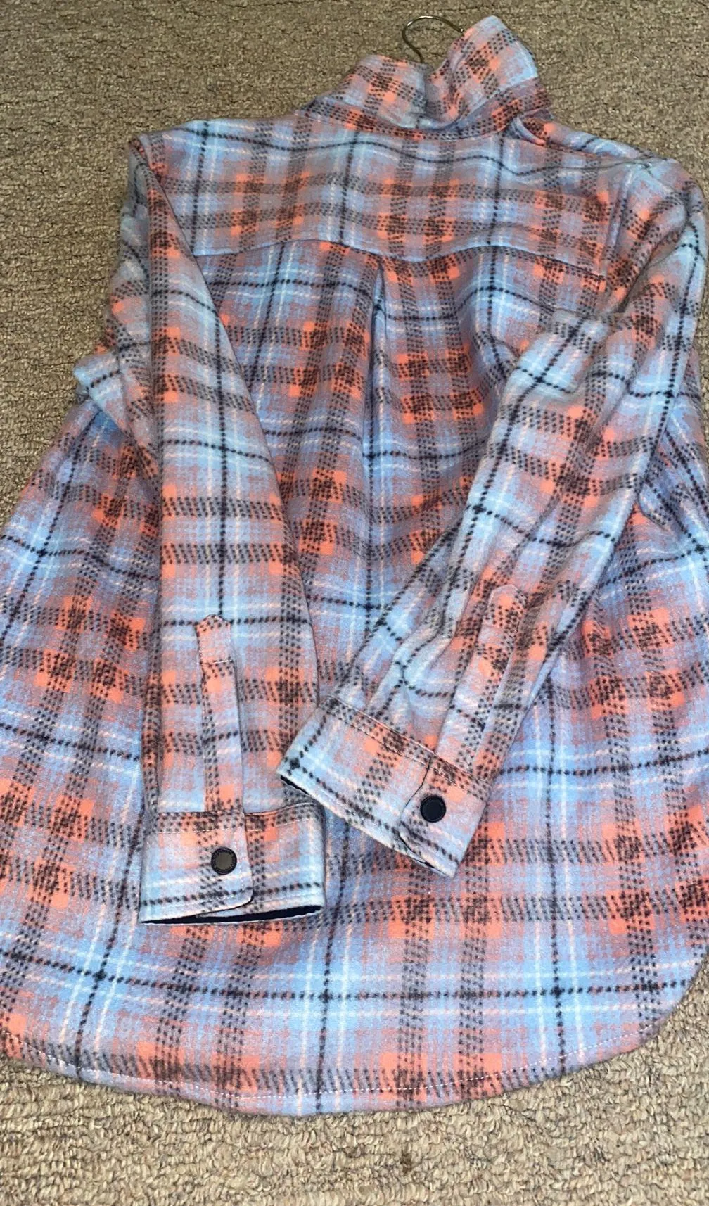 Plaid Shirt Jacket - Image 3