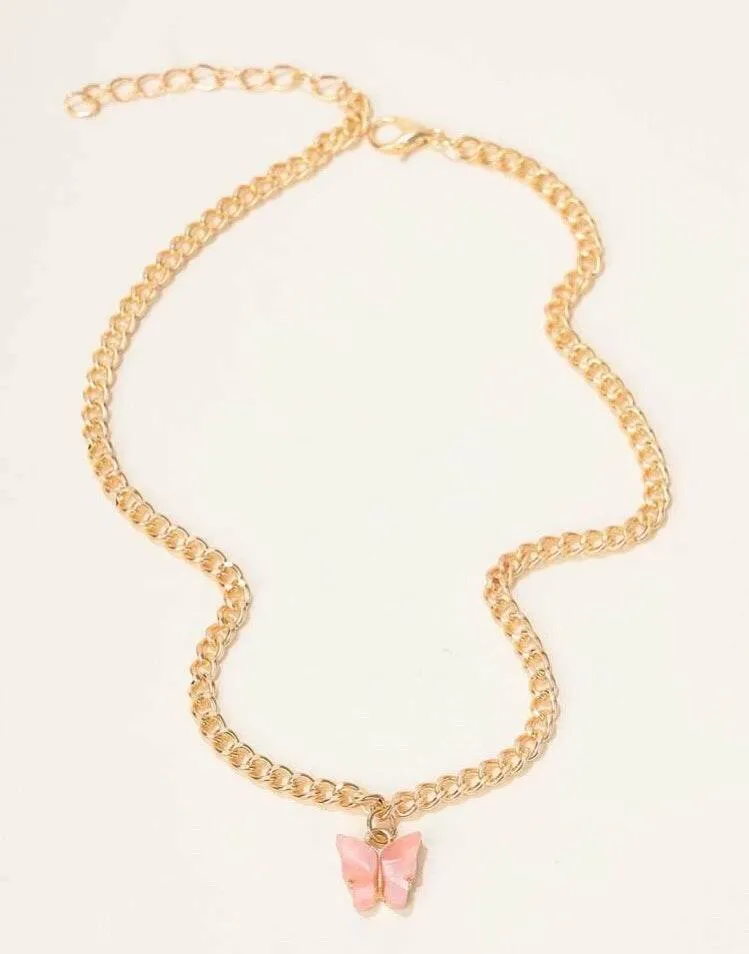 Butterfly Chain Chocker Gold - Image 3