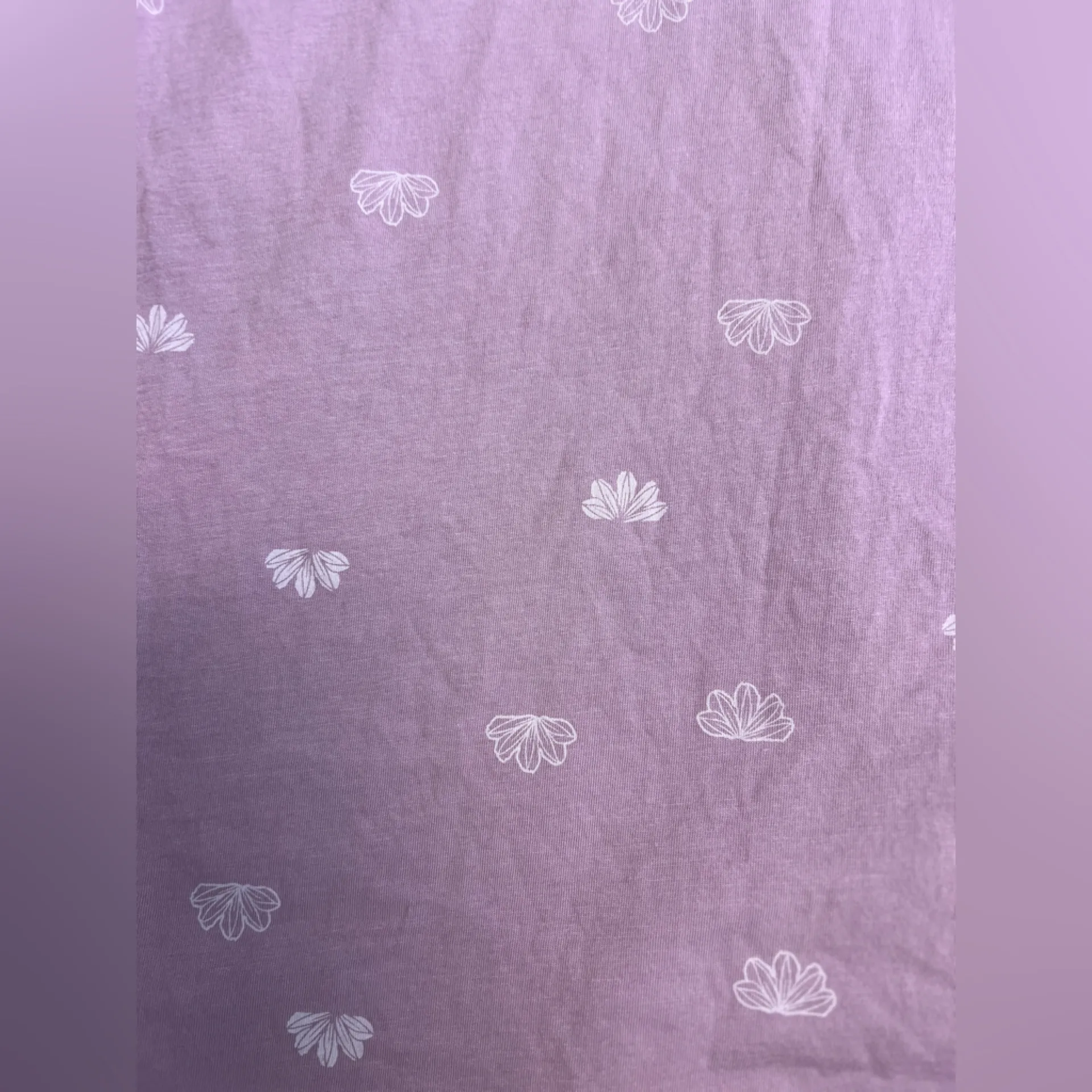 Laha’ole Lahaole Lani Naupaka Mauve Lavender Tee Shirt Dress Flower Hawaiian Size XS - Image 3