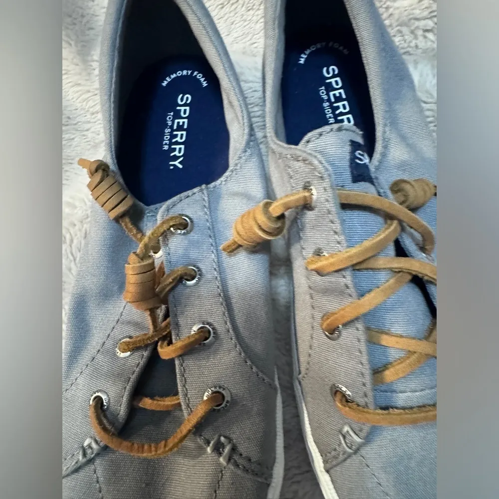Sperry Womens size 8 Crest Vibe Sneakers Shoes In Grey STS81902-like new! - Image 2