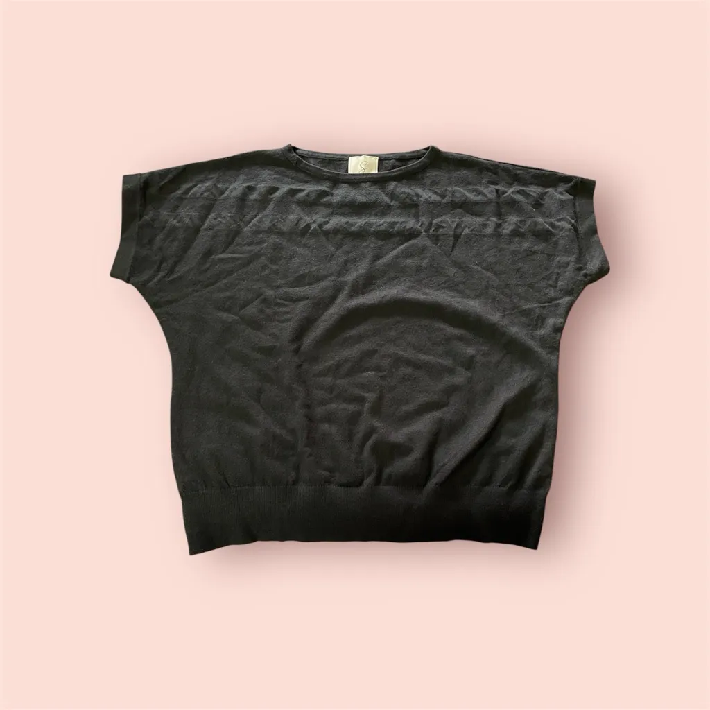 Sioni Mesh Inset Sweatshirt Black size Medium - Image 3