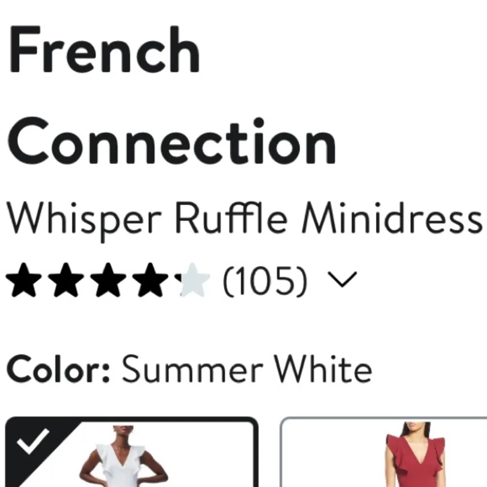 French Connection Whisper Ruffle minidress - Image 5