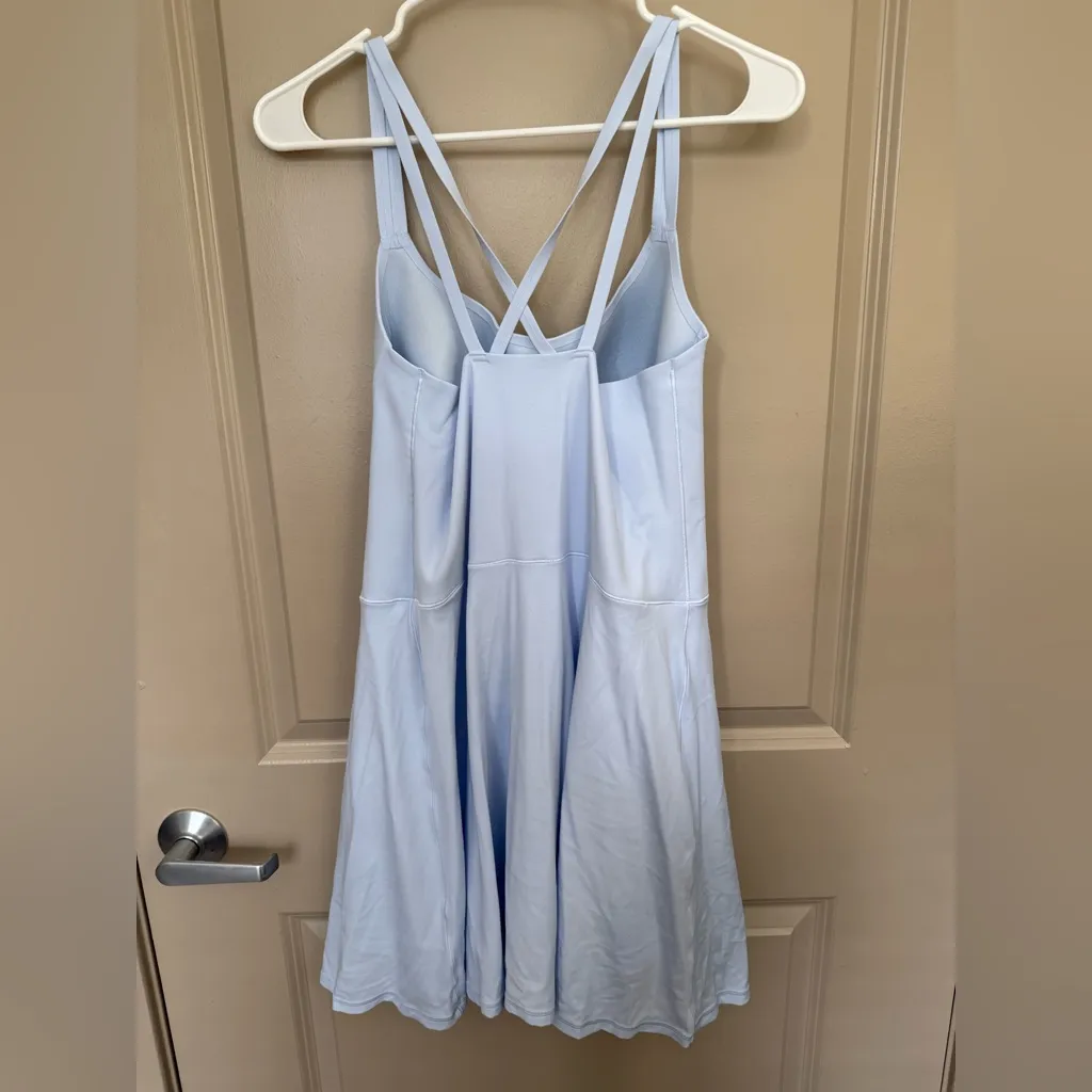 Aerie Light Blue Backless Dress - Image 2