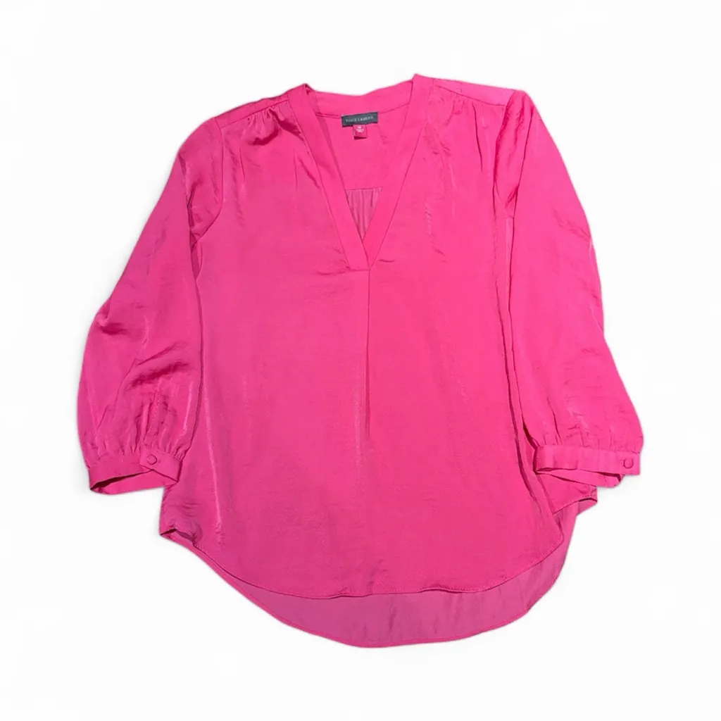 Vince Camuto Hot Pink Blouse - Image 3