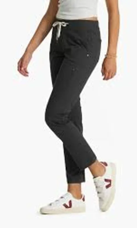 VUORI Vuori Women’s Ripstop Stretch Active Pants Large L Charcoal Drawstring - Image 1
