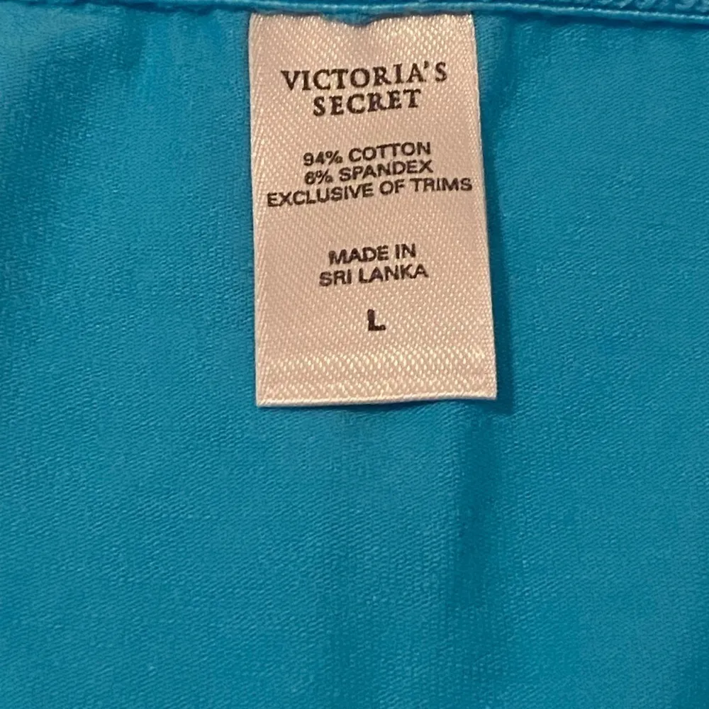 Vintage Victoria's Secret Blue Ruffle Bikini Size L NWOT - Image 3