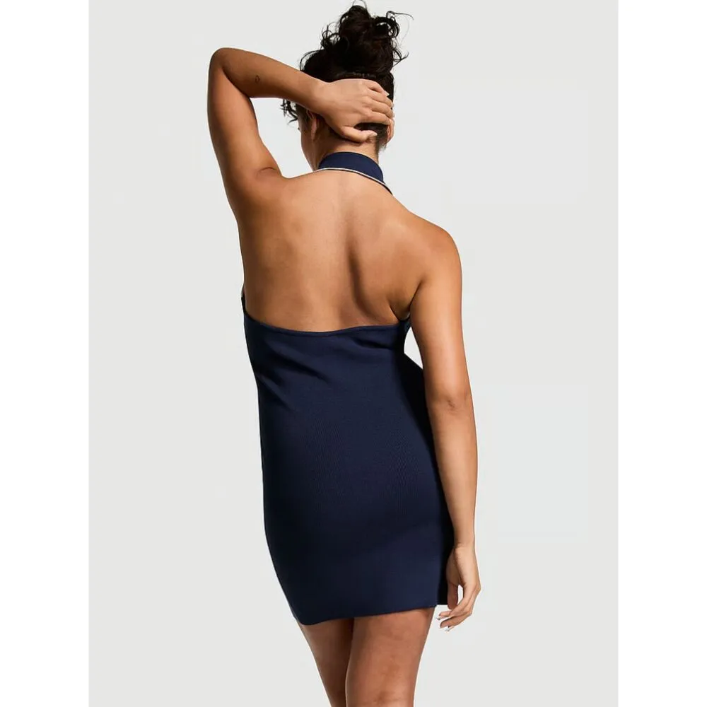 Pink Halter Knit Polo Dress Size XL NWT! - Image 2