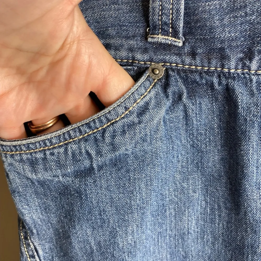 Eddie Bauer High waisted jean skirt - Image 4