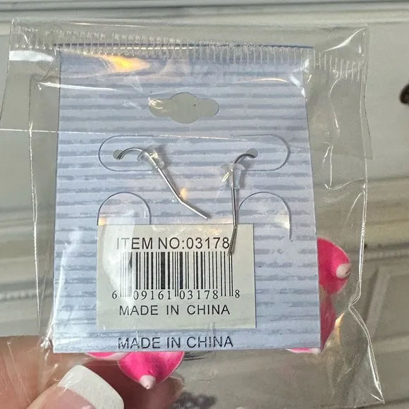 Tropical Floral‎ Earrings Pink - Image 3