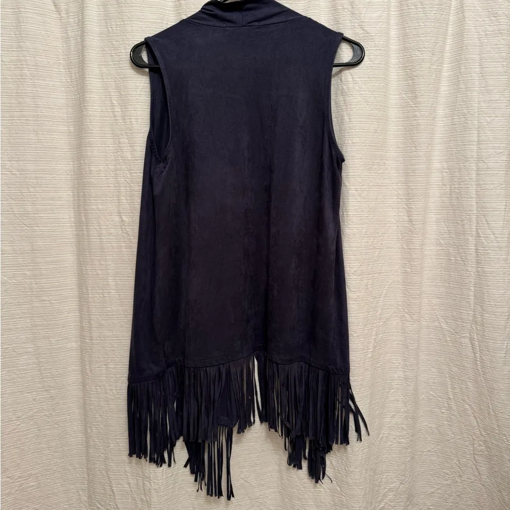 Pink Rose  Midnight Blue Cardigan - Image 2