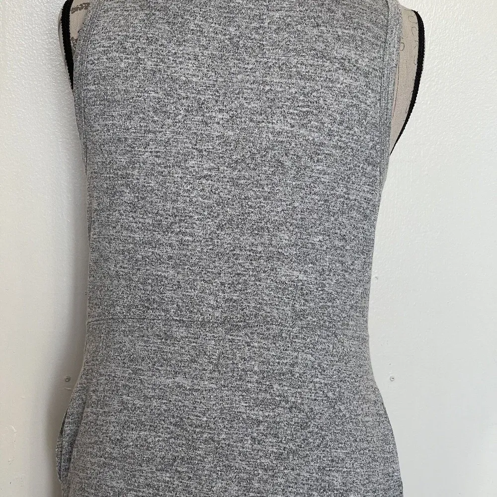 A new day Womens Dress Sleeveless Size Small Heather Grey Shift NWT Knit Stretch - Image 5