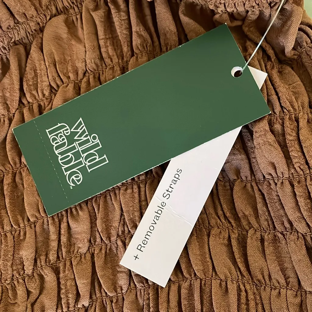 NWT Wild Fable Smocked Tiered Fit and Flare Dress - Image 5