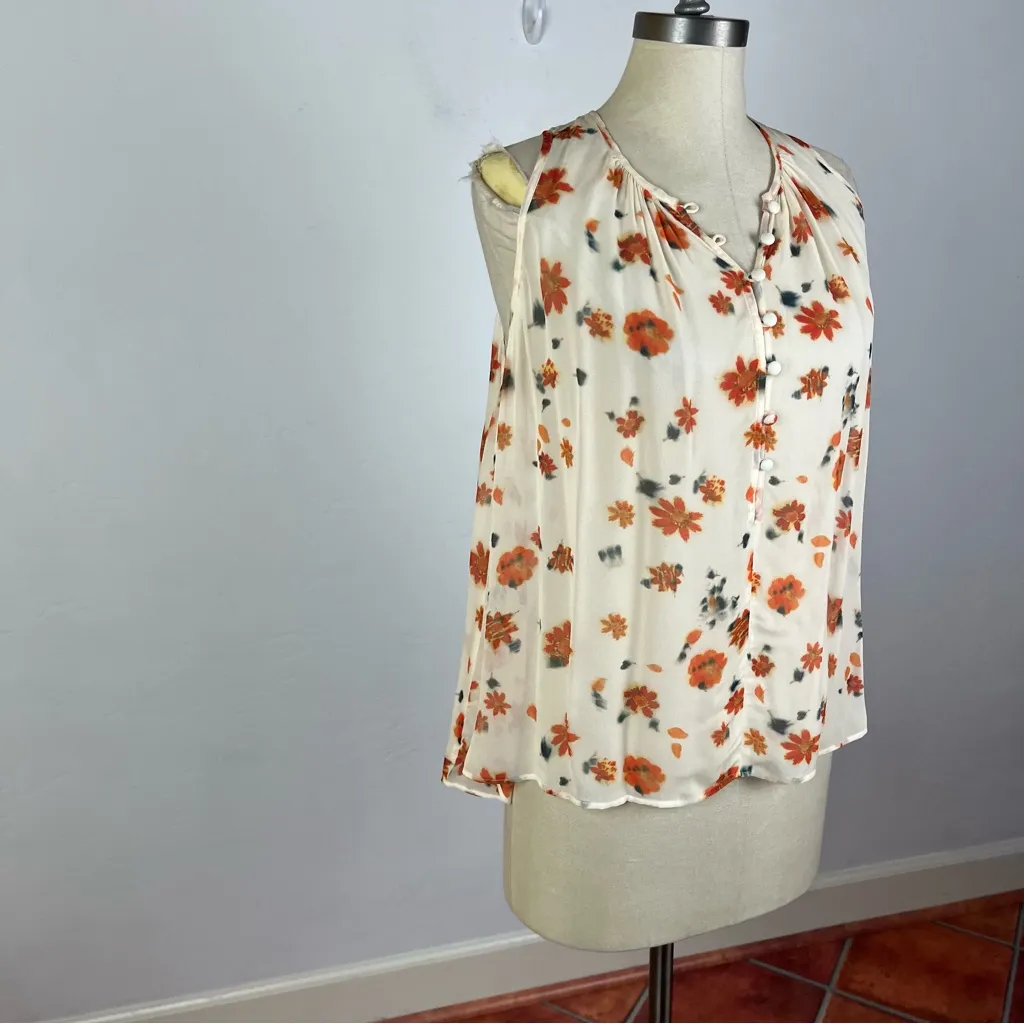 Rag and Bone  Cassie Printed Tank Top - Image 3