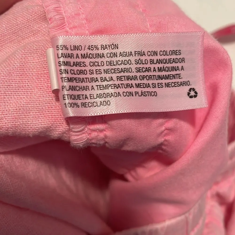 Universal Thread neon pink linen blend shorts Medium - Image 5