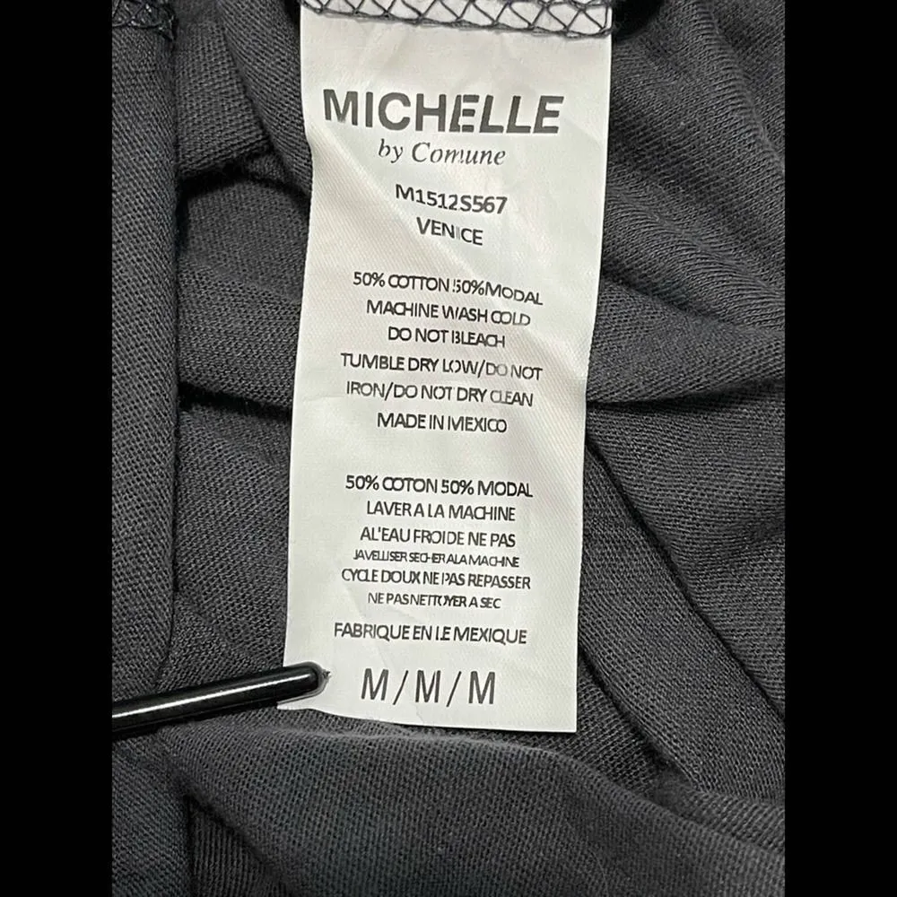 Women's Michelle By Comune Tee‎ Shirt Cancer Gray Medium Astrology Horoscope Top - Image 10