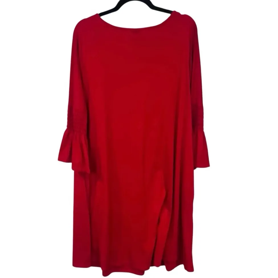 Agnes & Dora Elegant  Red Women's Dress with pockets - Image 6