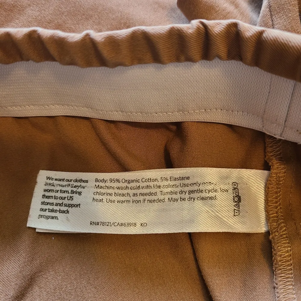 Eileen Fisher Pant Size Small Organic Cotton Twill Slim Ankle Pant - Image 6