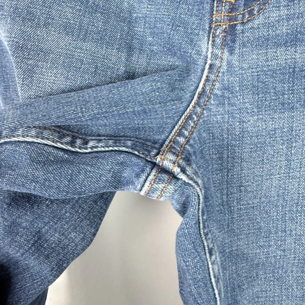 Abercrombie & Fitch Curve Love The Ankle Straight Ultra High Rise Jeans 28 6 EUC - Image 4