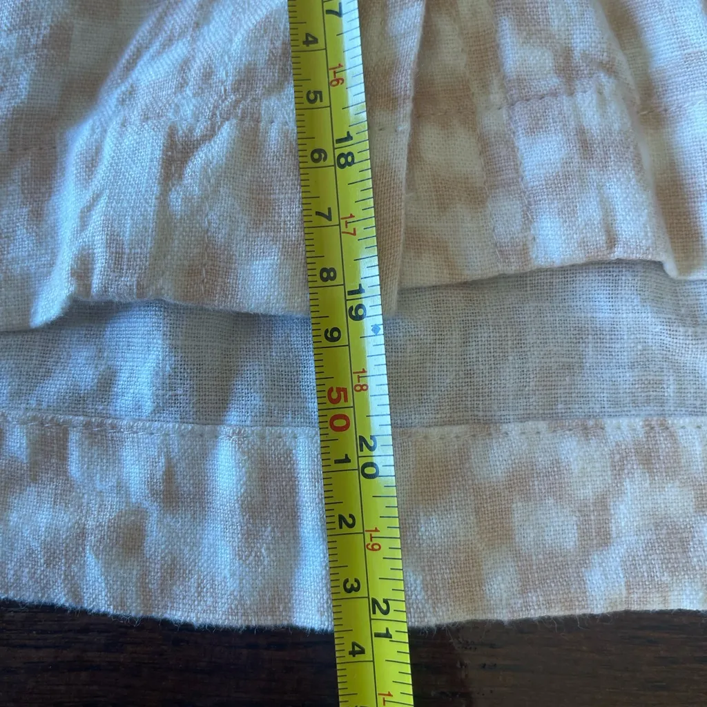 Universal Thread Beige linenblend Patterned Button-Down Shirt - Image 7