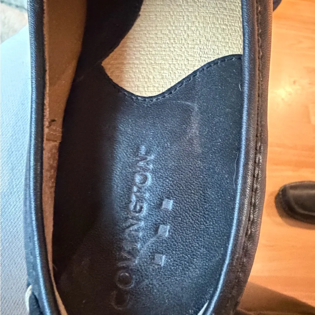 Covington Black Leather Mules - Image 4