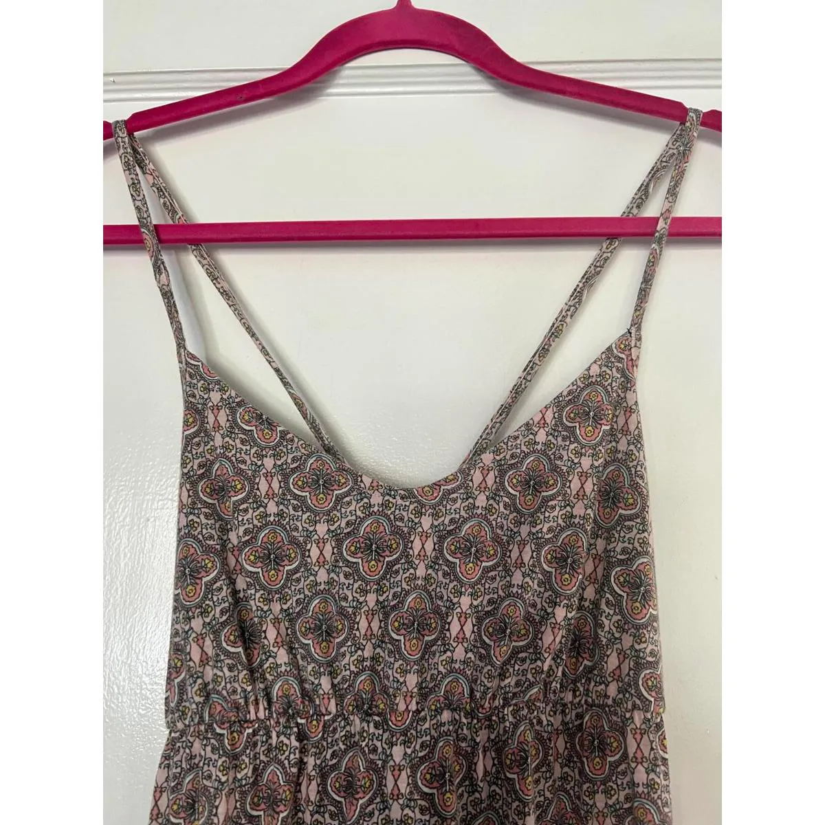 O'Neill Women's XS Floral Maxi Dress with Spaghetti Straps - Image 4