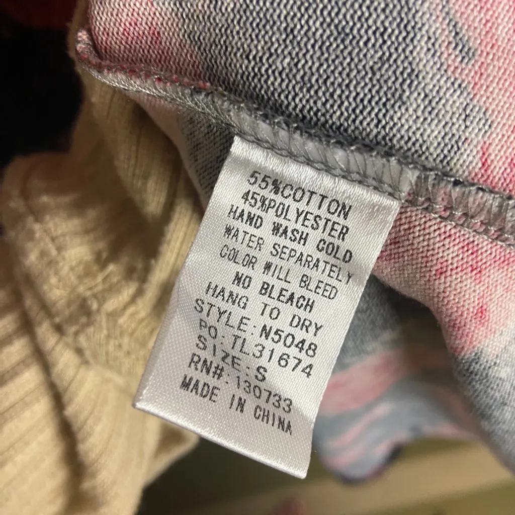 Umgee Size Small Mini Dress Mixed Media Velvet Dark Floral Whimisgoth Fall Black - Image 5