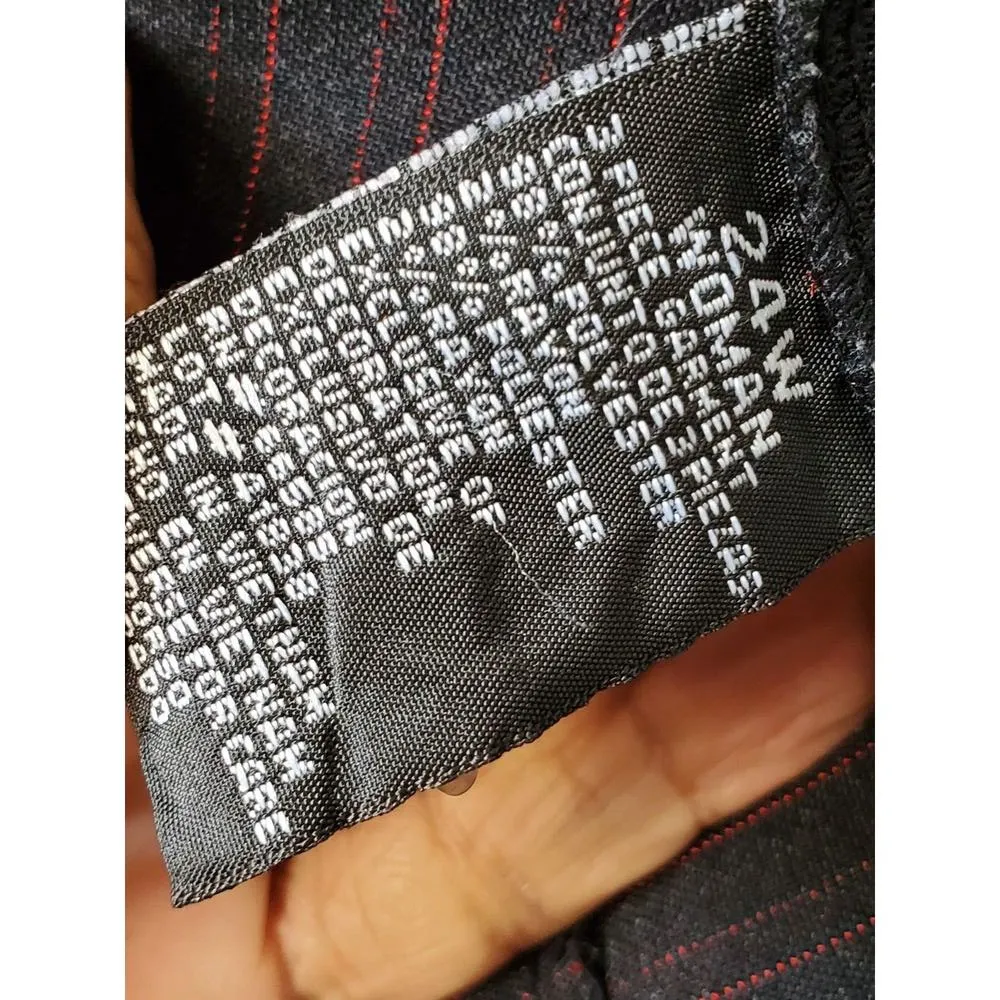 Perceptions Women Black Polyester Open Front Blazer & Pant 2 Pc's Suit Size 24W - Image 8