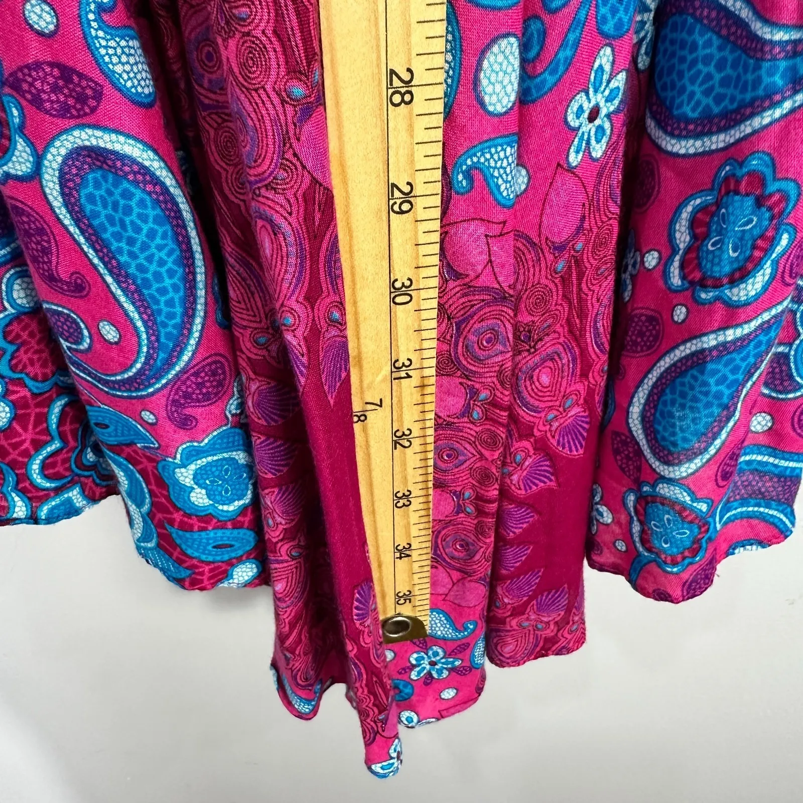 Three Cranes Gallery Maxi Skirt XS Floral Boho Festival Fairy Ethereal Resort Pink - Image 5