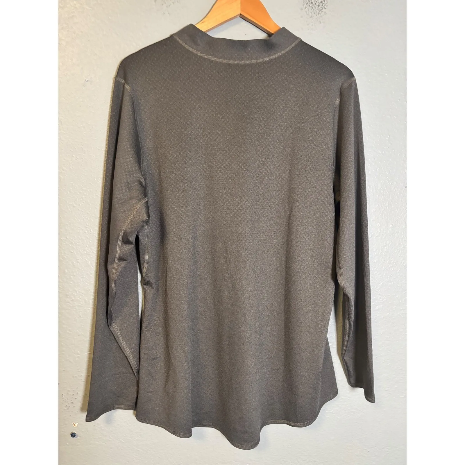 REI Womens Gray Long Sleeve Quarter Zip Pullover Size 1X Outdoor Athletic Hiking - Image 7