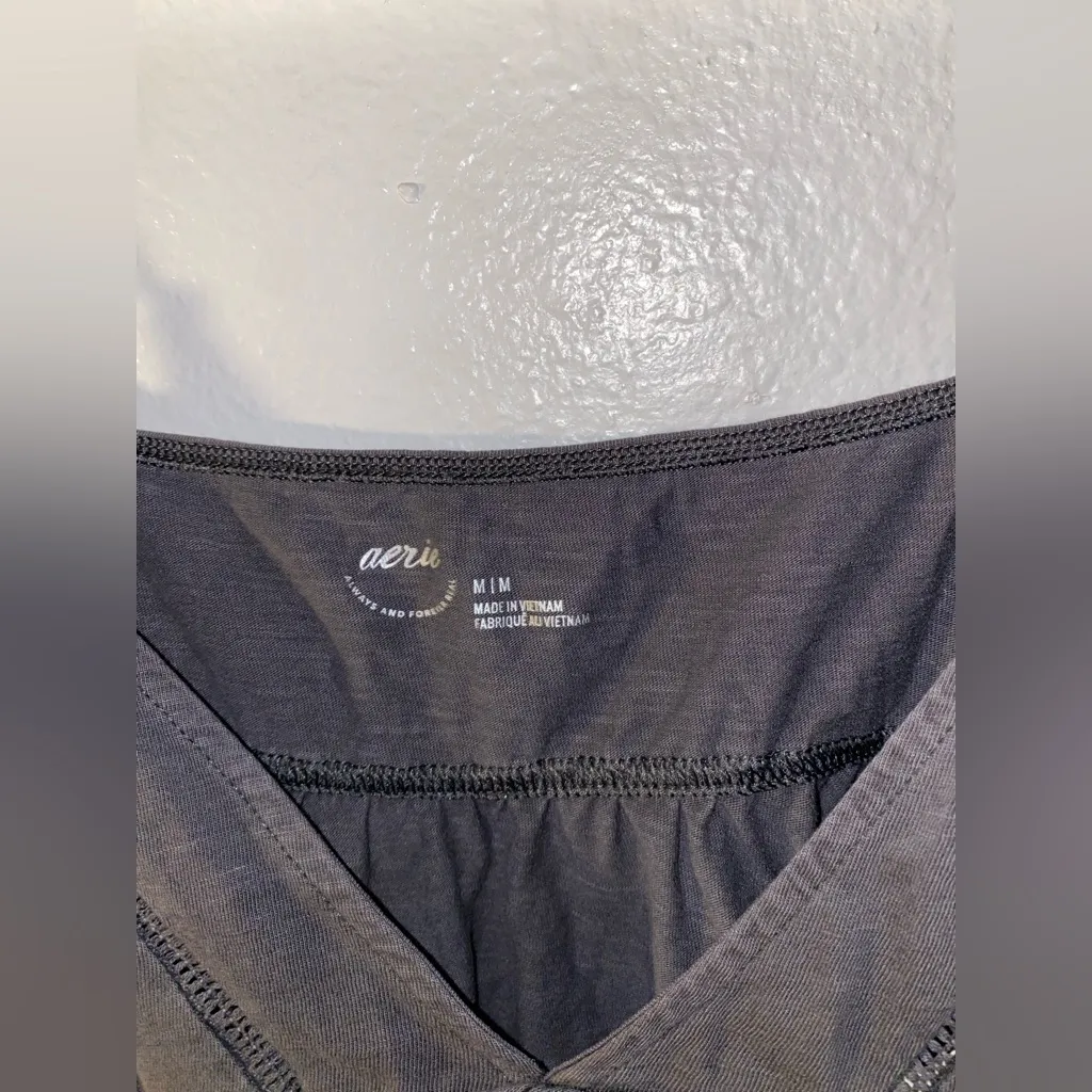 American eagle aerie NWTS YTK gray babydoll tank top size medium - Image 2