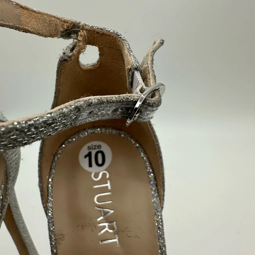 STUART WEITZMAN Tall Mettalic Heels. - Image 15