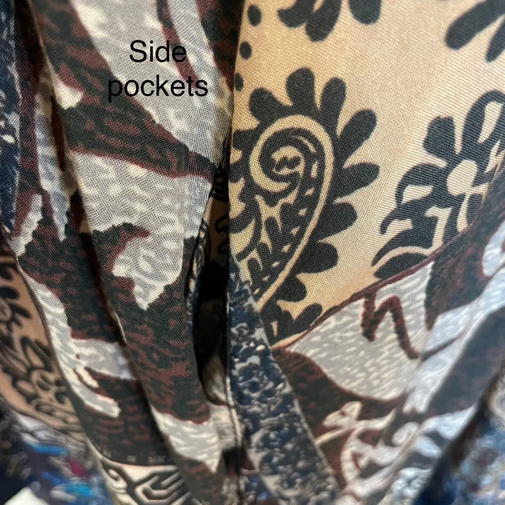 Tolani  Collection Tunic Patchwork Print - Image 3