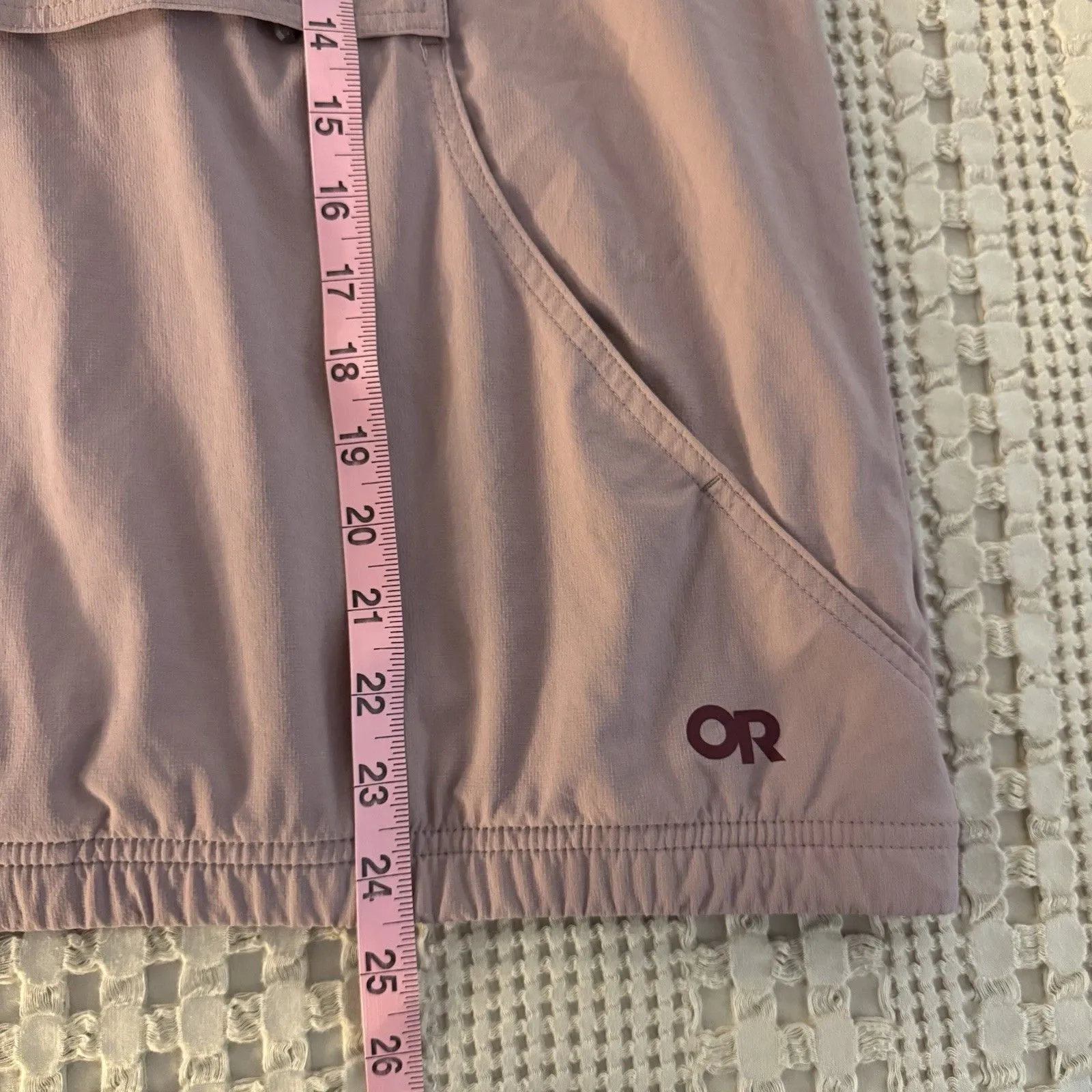 Outdoor Research Women's Size M Burgundy/Pink Ferrosi Anorak 1/4 Zip Jacket Pink Size M - Image 10