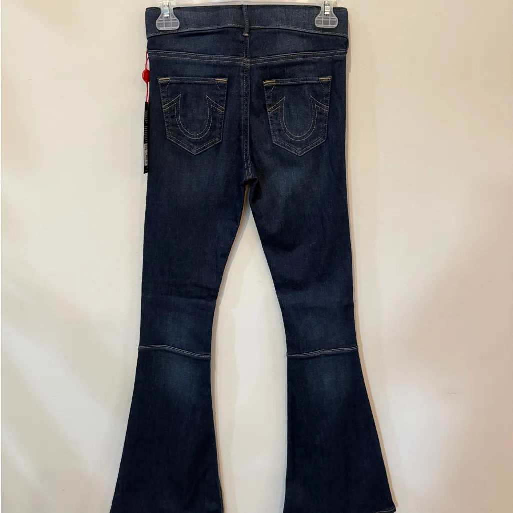 NWT True Religion Women's Indigo Flare Jeans - Image 2