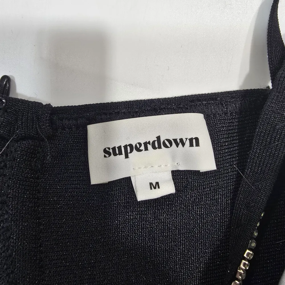 Superdown Pollie Mini Dress in Black - Image 9