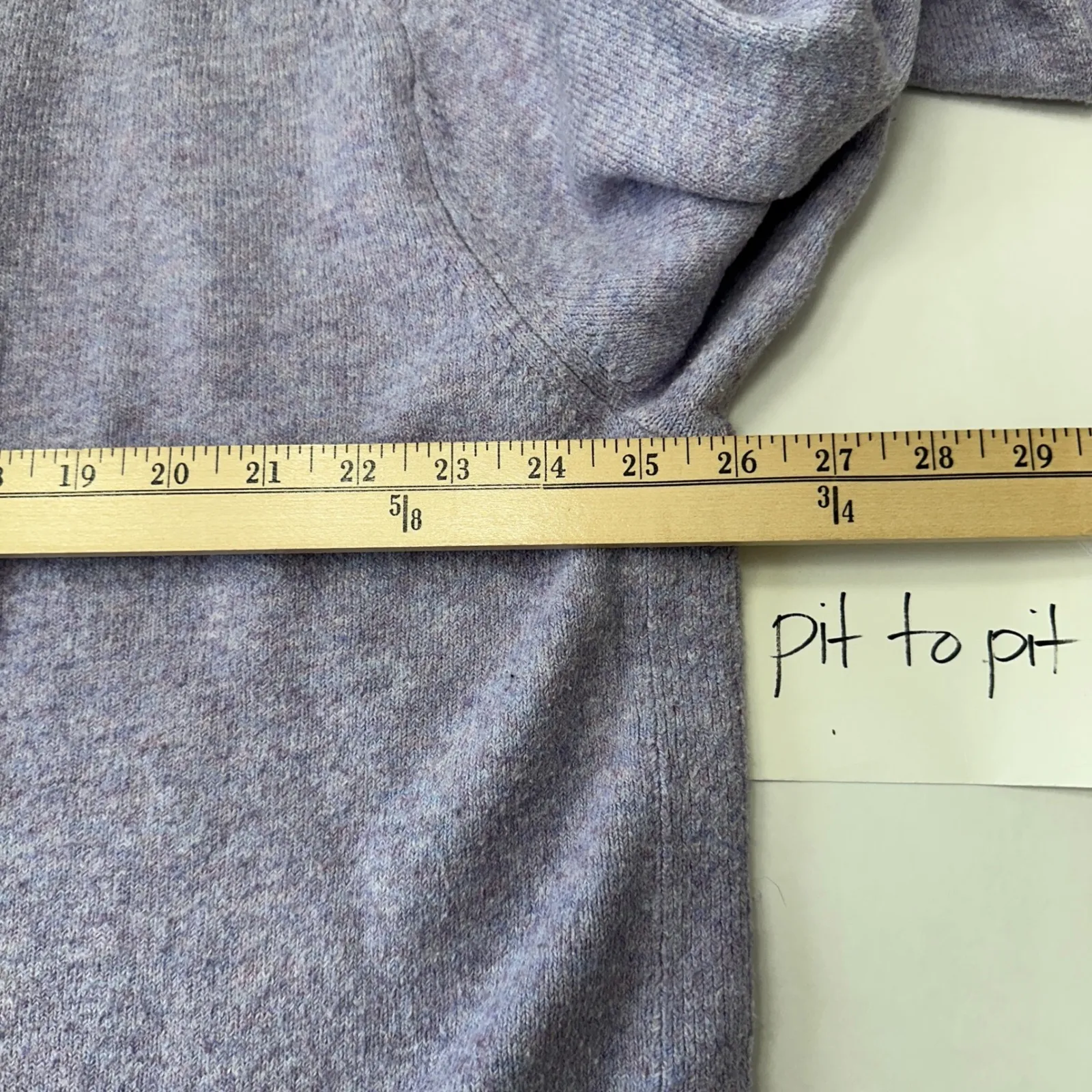 J. Jill Lavender Crew Neck Long Sleeve Knit Sweater Cozy Pullover Women'sā Large Purple - Image 9